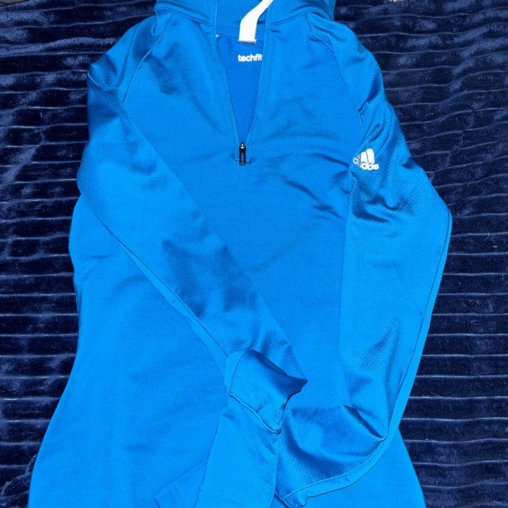 Adidas Blue Techfit Pullover